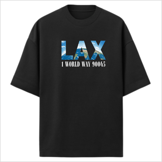 LAX ONE WORLD TEE BLK